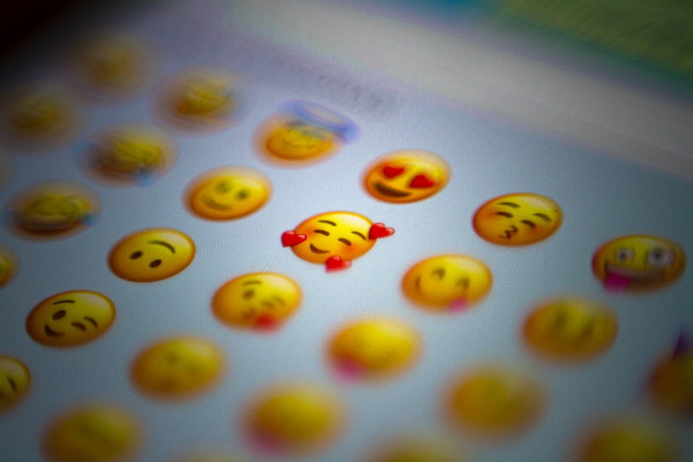Lief - afbeelding van emoji's